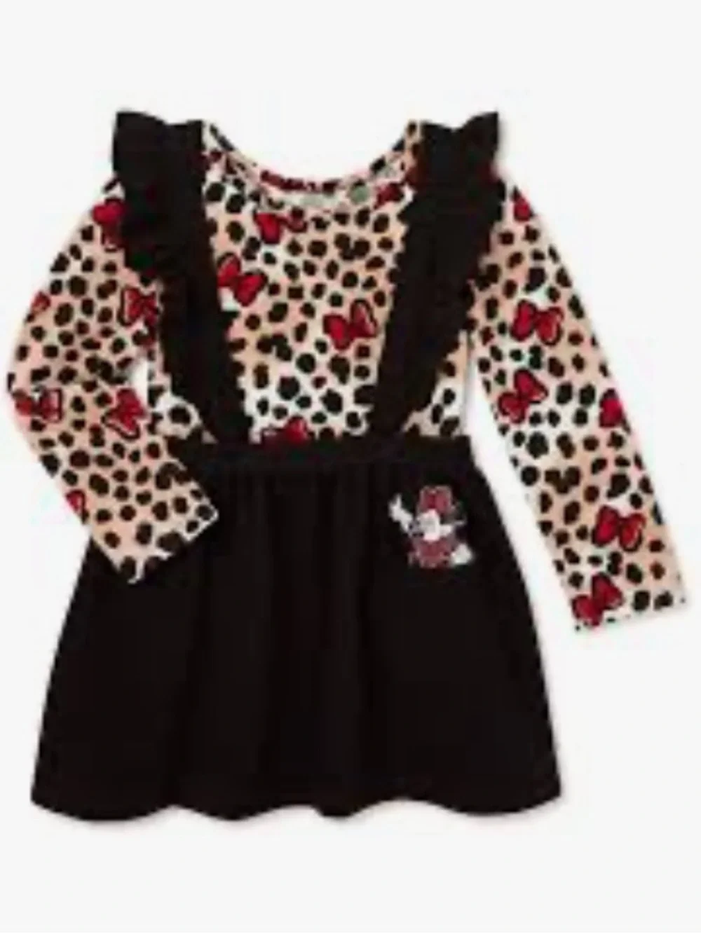 NWT Disney Minnie Mouse Leopard Print Set. Size 2T